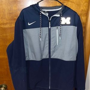 Nike full Zip Michigan jacket